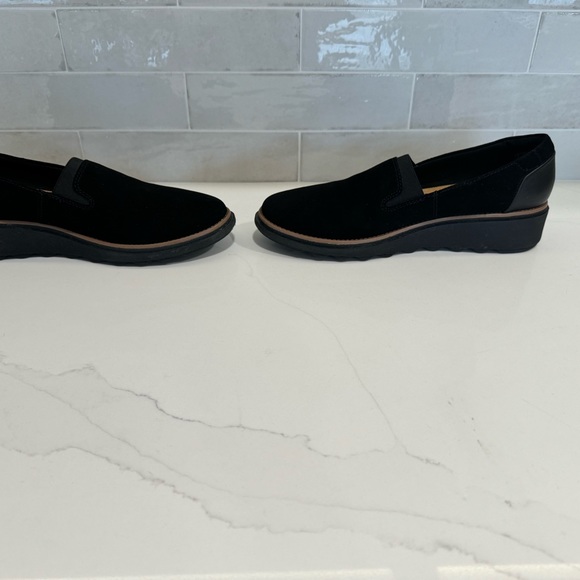 New Clark’s Sharon Dolly Black Noir shoes Size 8.5 - Picture 6 of 13